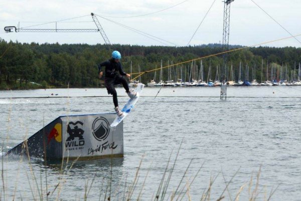 Wasserski am Steinberger See